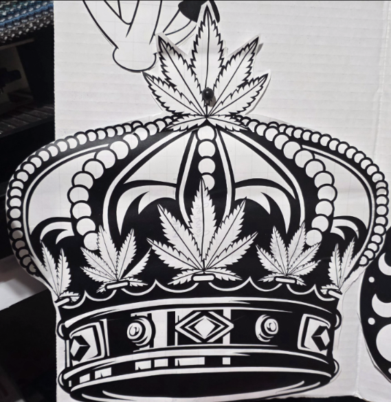 large marijuana crown